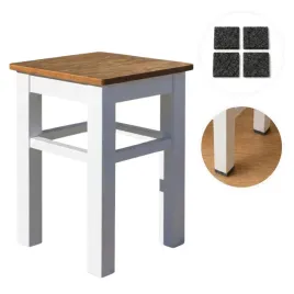 taboret-drewniany-bialy-dab-do-kuchni-jadalni-recznie-robiony-gratis