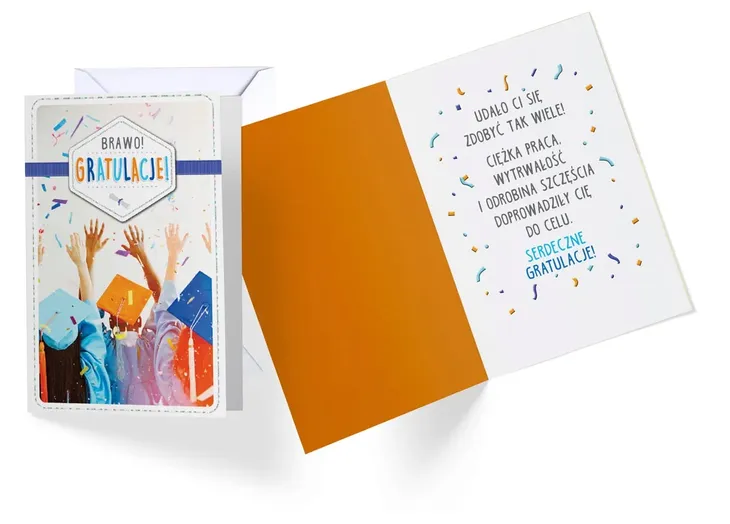 karnet-b6-pp-2092-gratulacje-biret-absolutorium-okazja-boze-narodzenie