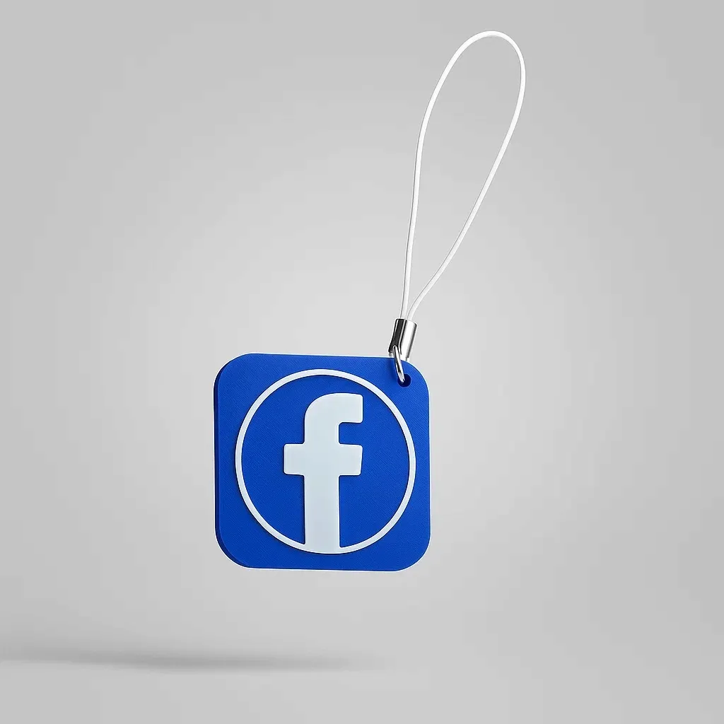 brelok-nfc-facebook-z-programowaniem-linku-niebieski-stan-nowy