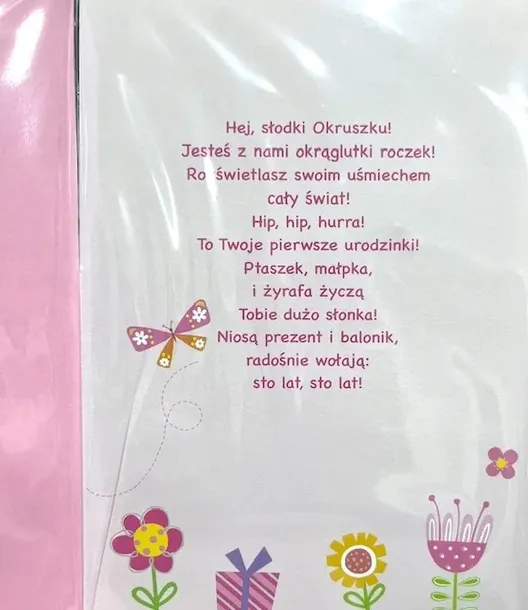 karnet-b6-roczek-okazja-urodziny