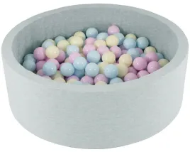 suchy-basen-dla-dziecka-z-pileczkami-150szt-pastel-roz-pastel-niebieski