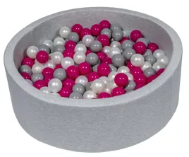suchy-basen-dla-dziecka-z-pileczkami-200szt-perlowy-roz-szary