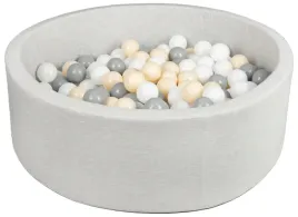 suchy-basen-dla-dziecka-z-pileczkami-300szt-bialy-szary-cappuccino