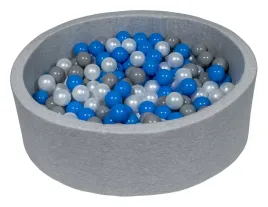 suchy-basen-dla-dziecka-z-pileczkami-300szt-perlowy-niebieski-szary