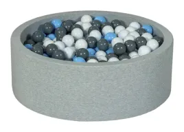 suchy-basen-dla-dziecka-z-pileczkami-450szt-bialy-jasnoniebieski-szary