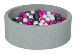 suchy-basen-dla-dziecka-z-pileczkami-300szt-bialyrozowyszary
