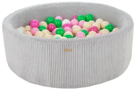suchy-basen-piankowy-ze-sztruksu-z-300-pileczkami-90-cm-zary-bialy-zielony