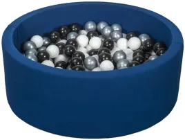 suchy-basen-dla-dziecka-z-pileczkami-200szt-granatowy-bezpieczna-zabawa