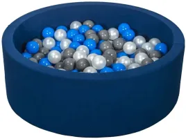 suchy-basen-dla-dziecka-z-pileczkami-200szt-granatowy-bezpieczna-zabawa