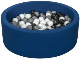 suchy-basen-dla-dziecka-z-pileczkami-200szt-granatowy-bezpieczna-zabawa