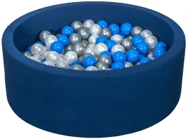 suchy-basen-dla-dziecka-z-pileczkami-200szt-granatowy-bezpieczna-zabawa