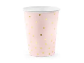 kubeczki-kropki-jasnorozowe-260-ml-6szt