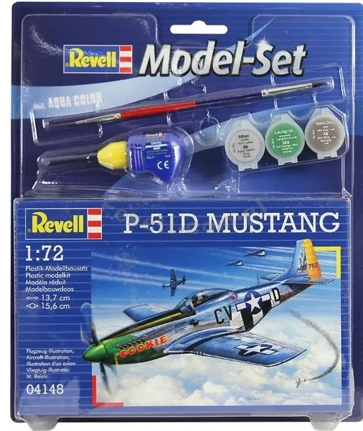 model-set-p-51-d-mustang-marka-revell-okres-ii-wojna-swiatowa