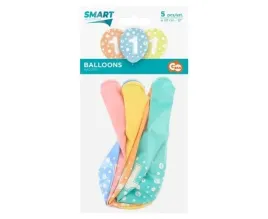 balony-cyfra-1-mix-30cm-5szt