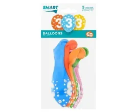 balony-cyfra-3-mix-30cm-5szt