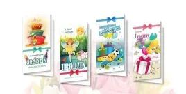 karnet-dl-de-lux-zlocony-urodziny-mix-10szt