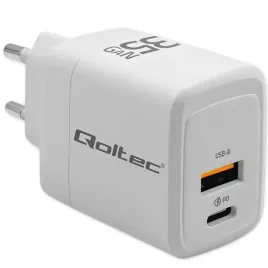 qoltec-ladowarka-sieciowa-35w-gan-5-20v-1-5-3a-1-x-usb-c-pd-1-x-usb