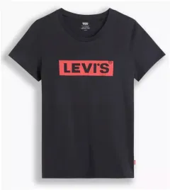 t-shirt-damski-levis-czarny-z-logo-xs