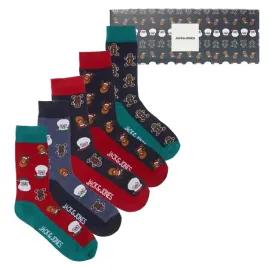 skarpety-swiateczne-meskie-jackandjones-wielokolorowe-zestaw-5-par-w-pudelku