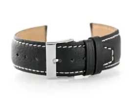 pasek-skorzany-do-zegarka-w26-premium-czarny-biale-22mm