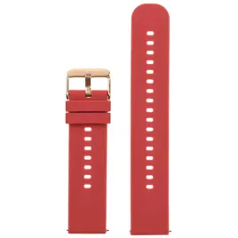pasek-gumowy-do-zegarka-u27-czerwony-rosegold-22mm