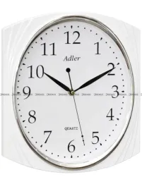 zegar-scienny-adler-30094-bialy-33x28-cm
