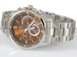 fujitime-m7104q-silver-brown-zegarek-meski