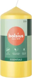 swieca-pienkowa-walec-bolsius-essentials-33h-12cm-sloneczny-zolty