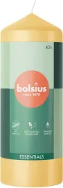 swieca-pienkowa-walec-bolsius-essentials-42h-15cm-owsiany-bez