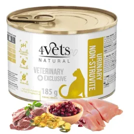 4vets-natural-cat-urinary-non-struvite-185g