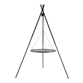 grill-cook-king-tipi-na-trojnogu-210-cm-ruszt-stal-naturalna-50-cm