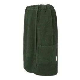 kilt-do-sauny-recznik-pareo-damski-copertina-frotte-zielony-ciemny-140x70