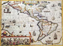 mapa-ameryki-1628r-j-hondius-reprint-m1628