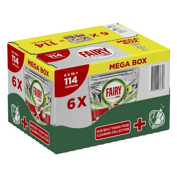 Kapsułki do zmywarki FAIRY Platinum Plus All in One Lemon 114 szt
