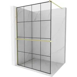 mexen-kioto-130x200-cm-walk-in-czarny-zloty-szczotkowany