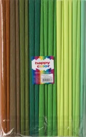 bibula-marszczona-happy-color-zielony-25x200cm-8-kolorow-10-rolek