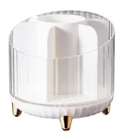 organizer-na-kosmetyki-plastikowy-ryflowany-transparentny-bialy-12cm-1szt