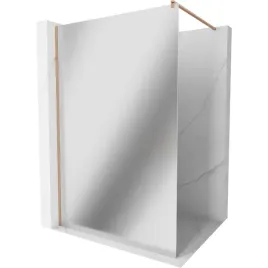 mexen-kioto-110x200cm-scianka-walk-in-lustro-miedz-szczotkowana