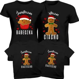 swiateczne-koszulki-zestaw-swiateczne-ciacho-babeczka-ciasteczko-4szt
