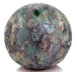 dekoracja-ceramiczna-kula-dekoracyjna-turkusowo-brazowa-25-cm-1szt