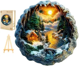puzzle-drewniane-duze-275-elementow-w-drewnianym-pudelku-zimowy-pejzaz-3d