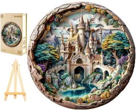 puzzle-drewniane-duze-300-elementow-w-drewnianym-pudelku-basniowy-zamek-3d
