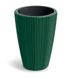 doniczka-plastikowa-oslonka-ryflowana-z-wkladem-wysoka-zielona-39cm