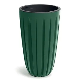 doniczka-plastikowa-oslonka-ryflowana-wysoka-zielona-29cm