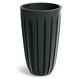 doniczka-plastikowa-oslonka-ryflowana-wysoka-czarna-wegiel-29cm