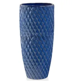 doniczka-ceramiczna-oslonka-wysoka-tloczenia-kobaltowa-25x50cm