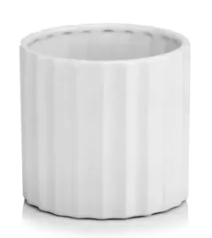 doniczka-ceramiczna-oslonka-okragla-pionowe-tloczenia-biala-13cm