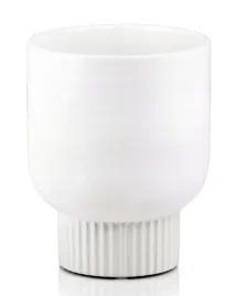 doniczka-ceramiczna-oslonka-okragla-ryflowana-kielich-biala-13cm