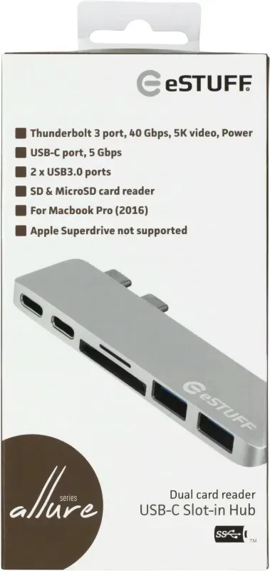 estuff-silver-hub-thunderbolt-40gb5k-macbook-pro