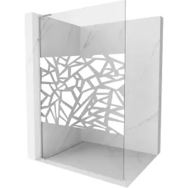 mexen-kioto-l-90x200cm-biale-szklo-chrom-walk-in-prysznicowa